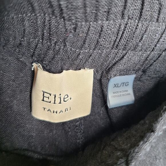 Elie Tahari Embroidered Shorts Women XL Linen Blend Boho Resort Pull On Vacation - Picture 3 of 10